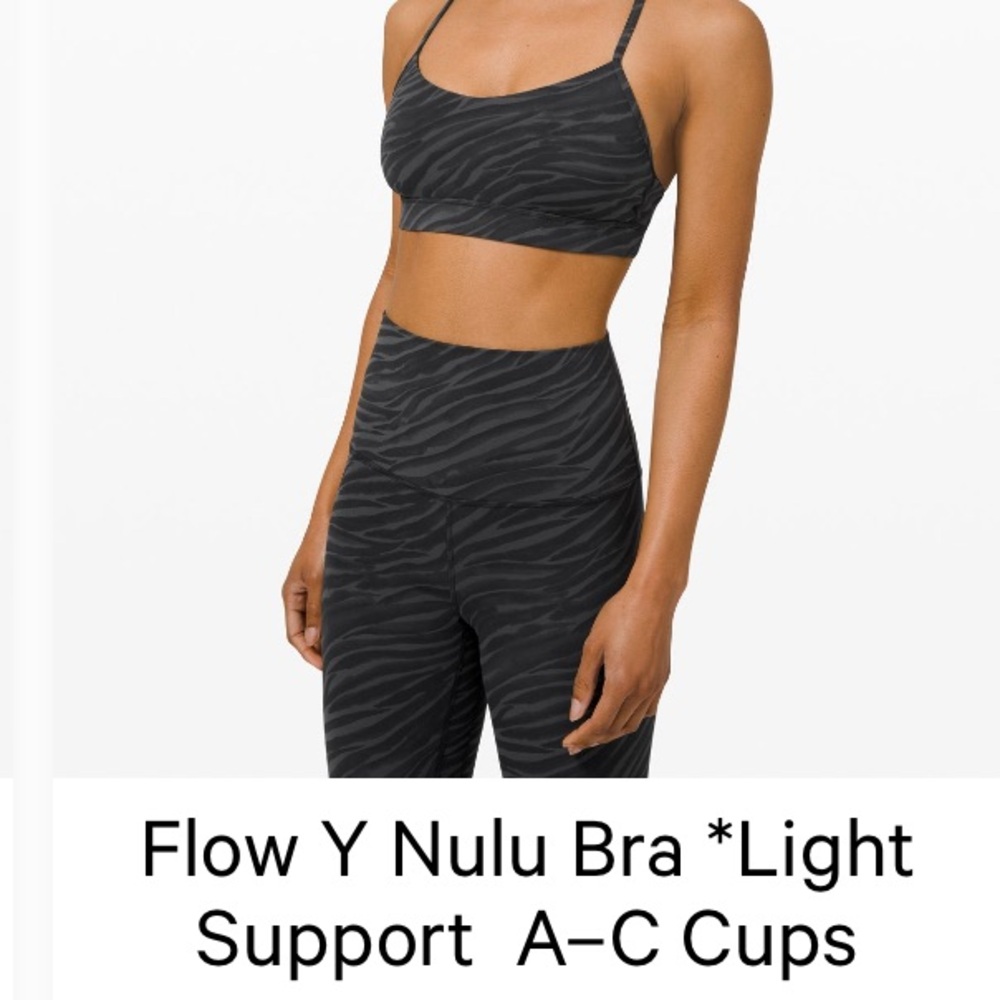 Lululemon Athletica Black Sports Bra Intimates size 6